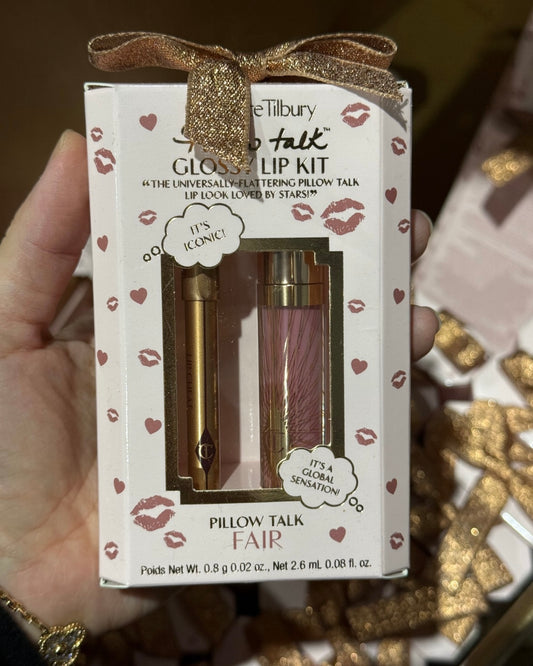 Charlotte Tilbury 
Mini Pillow Talk Glossy Lip Duos
