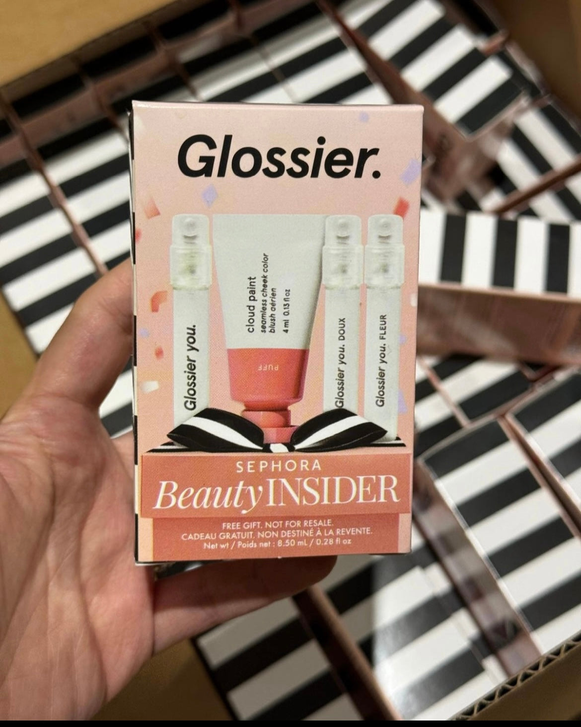 Glossier Cloud Paint Blush + Glossier You Perfume Samples