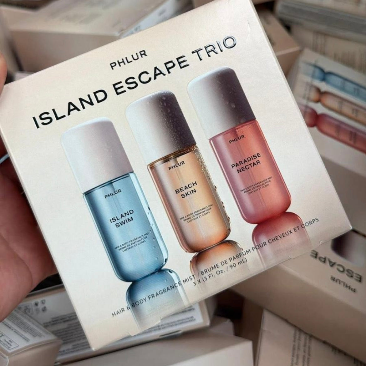 PHLUR
Island Escape Body Mist Trio Set