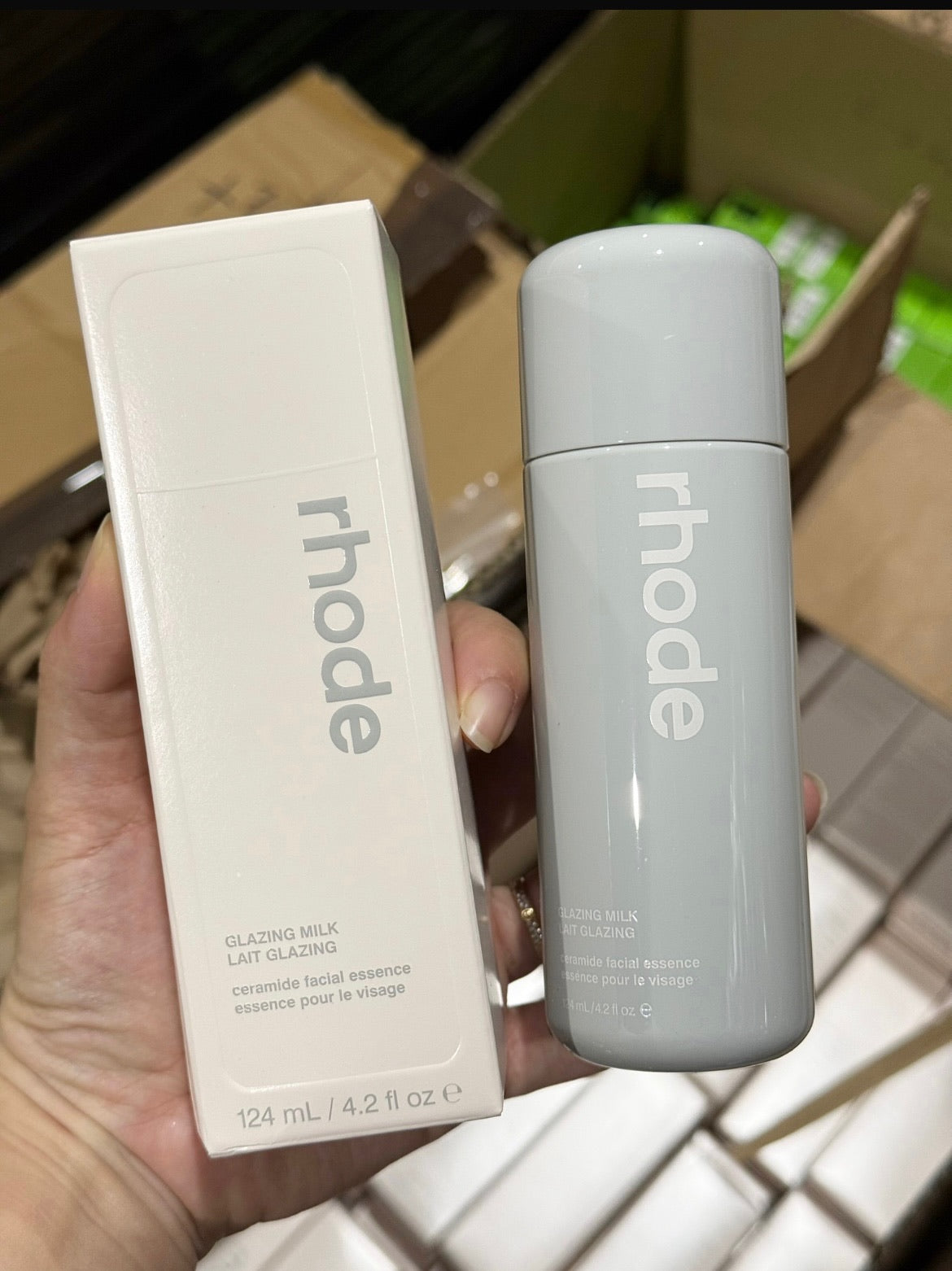rhode 
Glazing Milk Ceramide Facial Essence