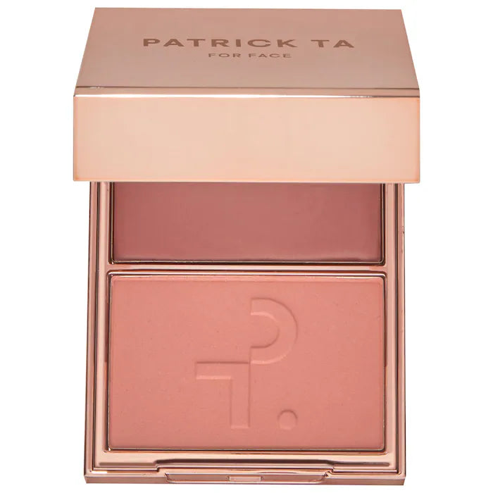 PATRICK TA 
Major Headlines Double-Take Crème & Powder Blush Duo