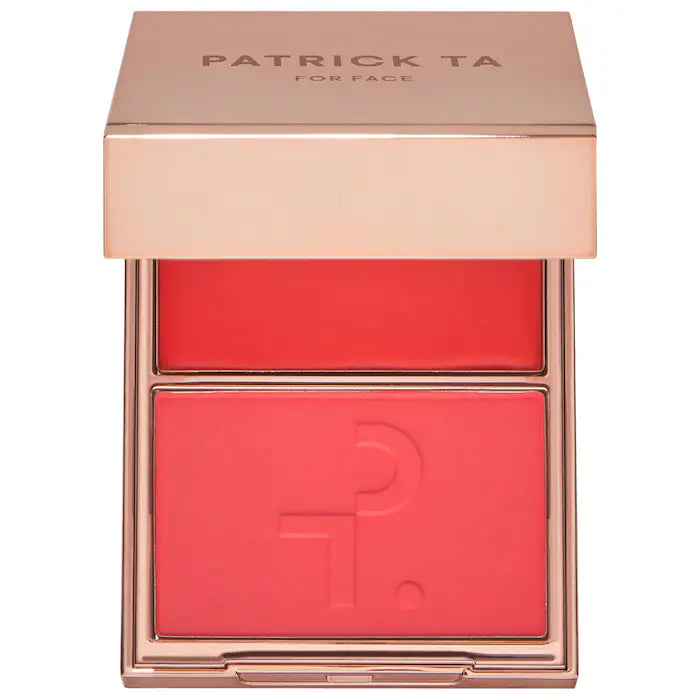 PATRICK TA 
Major Headlines Double-Take Crème & Powder Blush Duo