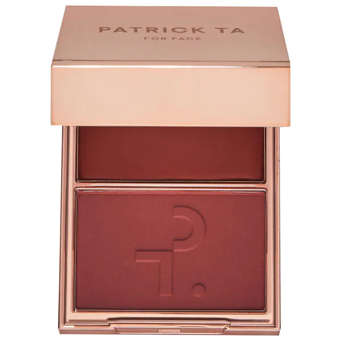 PATRICK TA 
Major Headlines Double-Take Crème & Powder Blush Duo